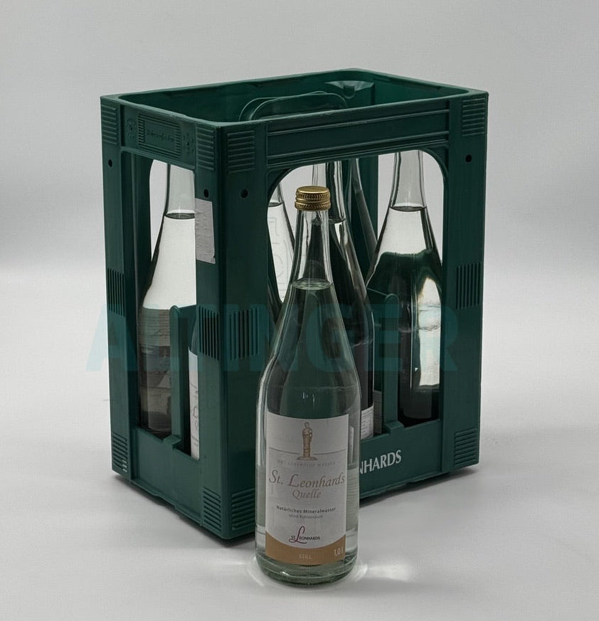 St. Leonhard Quelle nat. Mineralwasser still 6x1,0l Glas