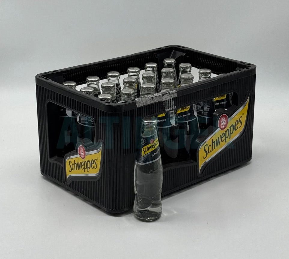 Schweppes Soda Water 24x0,2l Glas