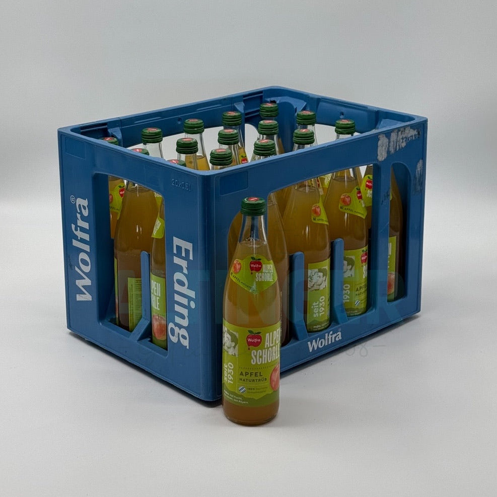 Wolfra Alpenschorle Apfel Trüb 20x0,5l