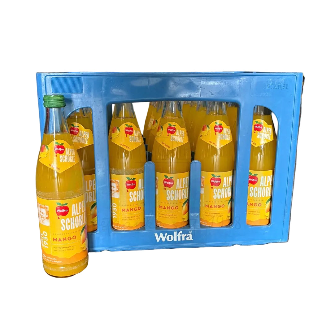 Wolfra Alpenschorle Mango 20x0,5l