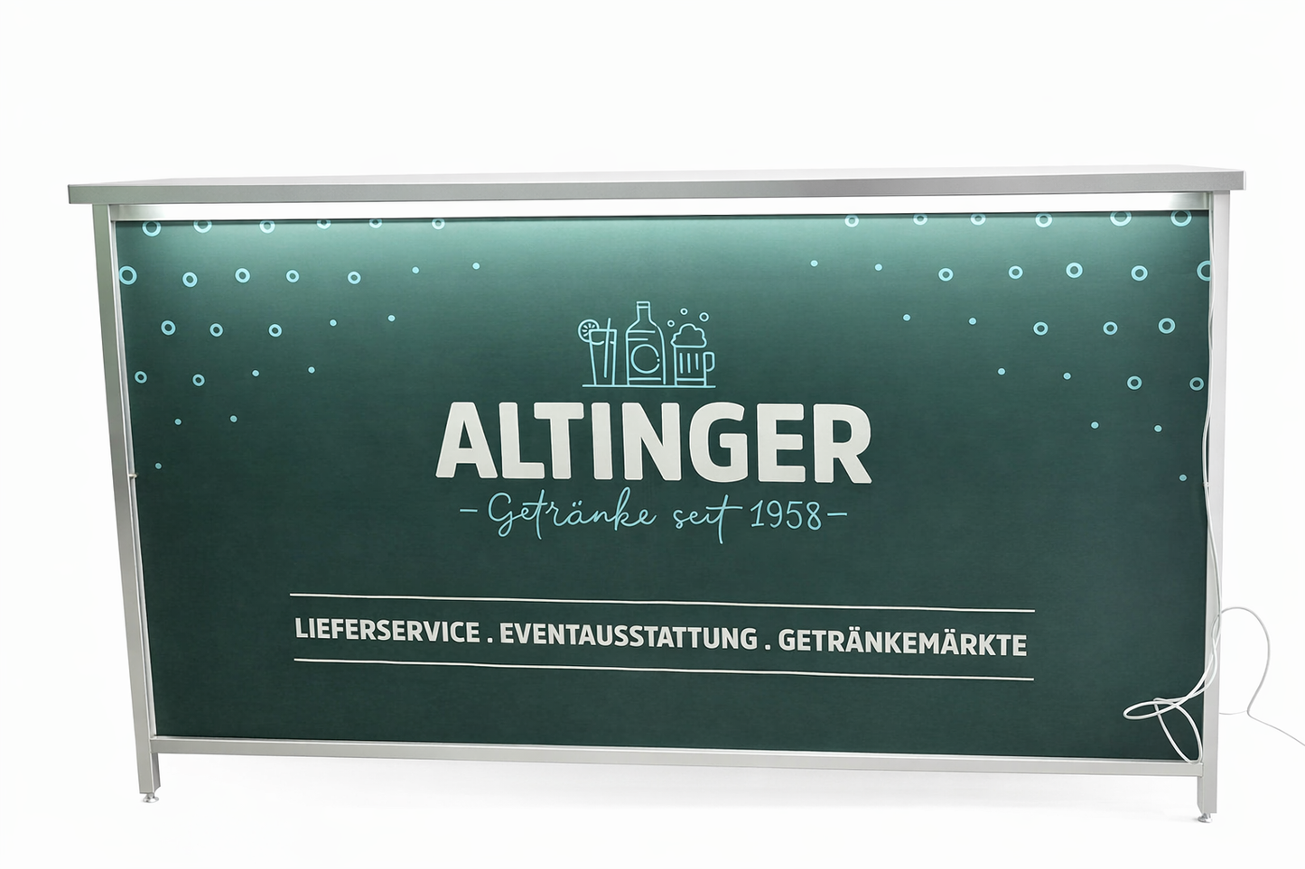 Anfrage für Edelstahl-Schanktheke
