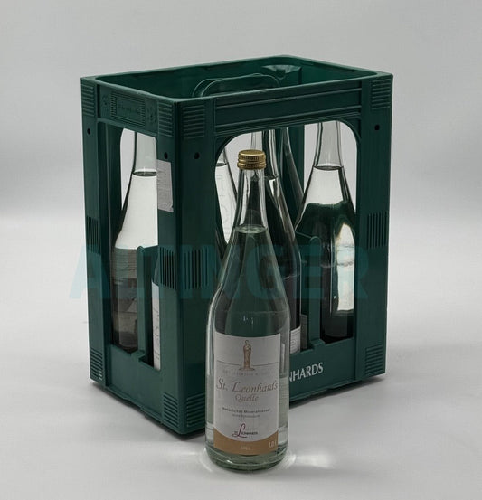 St. Leonhard Quelle nat. Mineralwasser still 6x1,0l Glas