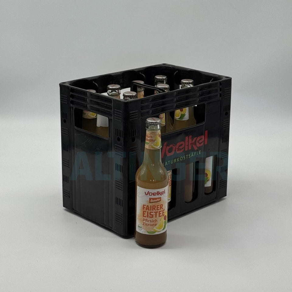 Voelkel Fairer Eistee Pfirsich Zitrone 12x0,33L