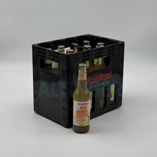 Voelkel Fairer Eistee Pfirsich Zitrone 12x0,33L