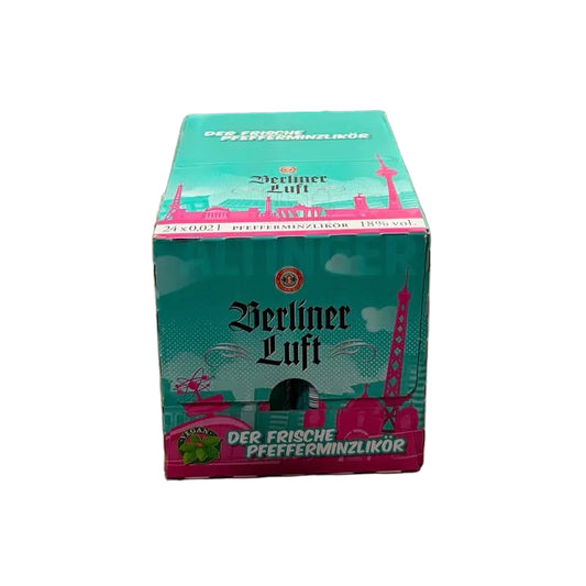 Berliner Luft Pfefferminzlikör | 18% vol. | 24x0,02l