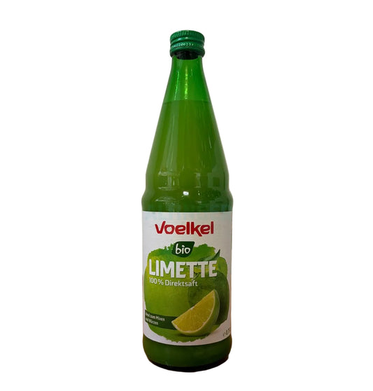 Voelkel Limettensaft 6x0,75l Glas Einweg