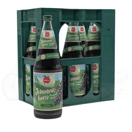 Wolfra Johannisbeer-Nektar schwarz 6x1,0l