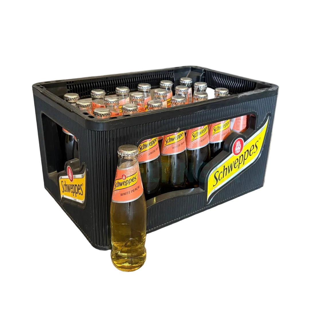 Schweppes White Peach 24x0,2l Glas