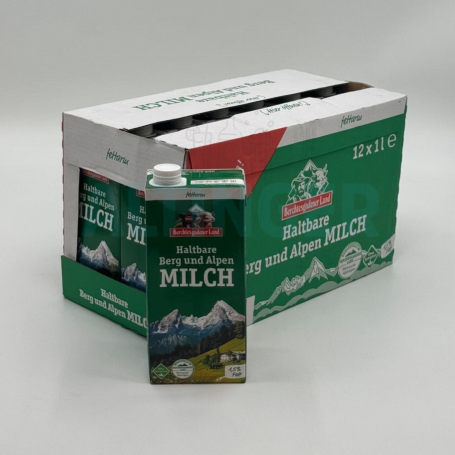 Berchtesgadener Land Bergbauernmilch 1,5% 12x1L