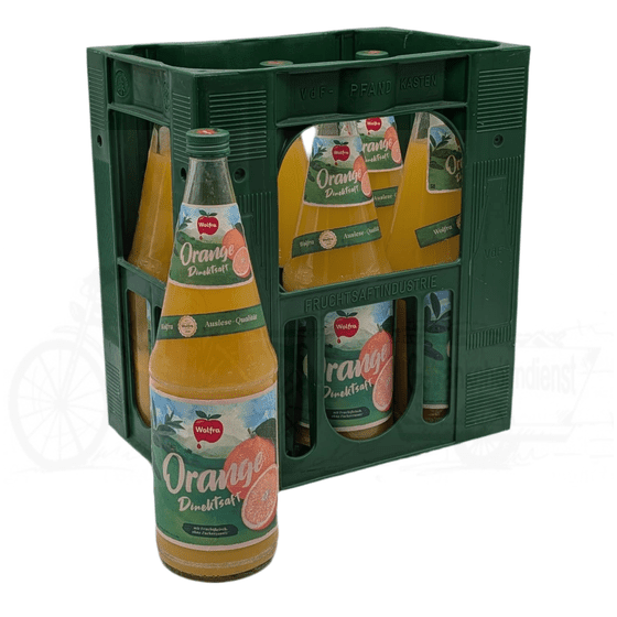 Wolfra Orangensaft 100%  6x1,0l