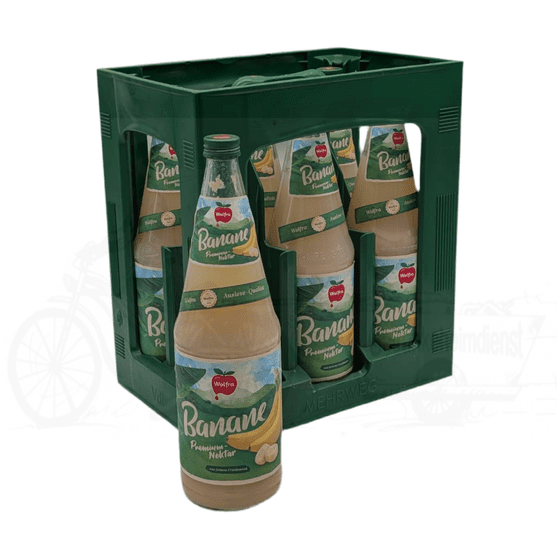 Wolfra Bananen-Nektar 6x1,0l