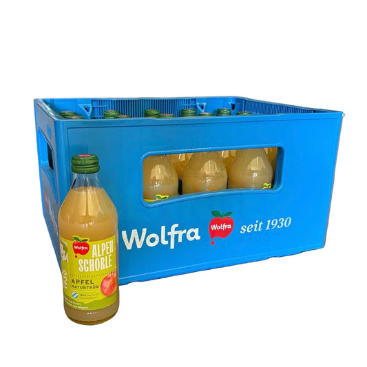 Wolfra Alpenschorle Apfel Trüb 11x0,33