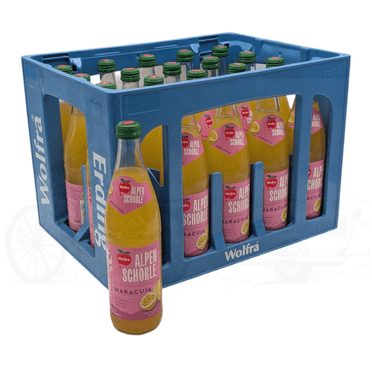 Wolfra Alpenschorle Maracuja 20x0,5l