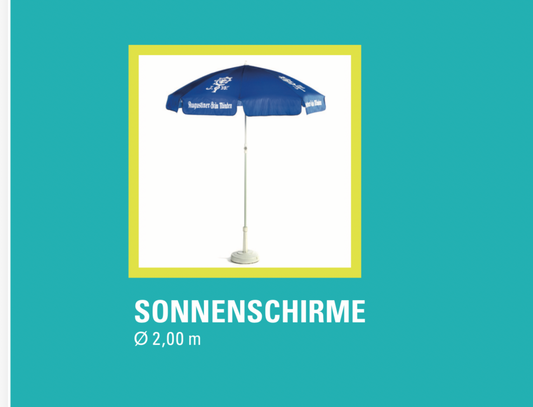 Anfrage für Sonnenschirm (Ø 2,00 m)
